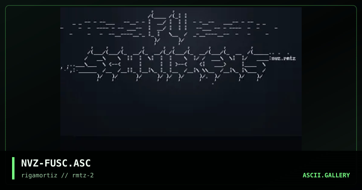 FU-Schnickens, by nvz, 1996