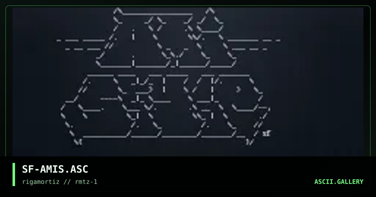 SF-AMIS.ASC, by spitfire, 1996