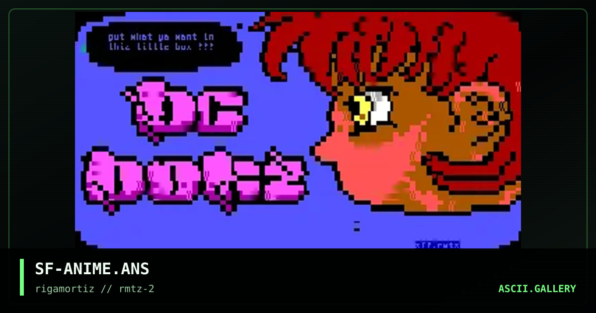 24 zeilen ansi, by spitfire, 1996