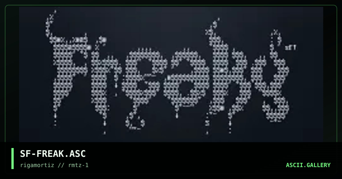 SF-FREAK.ASC, by spitfire, 1996