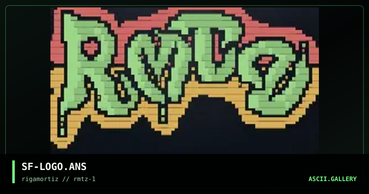 SF-LOGO.ANS, by spitfire, 1996