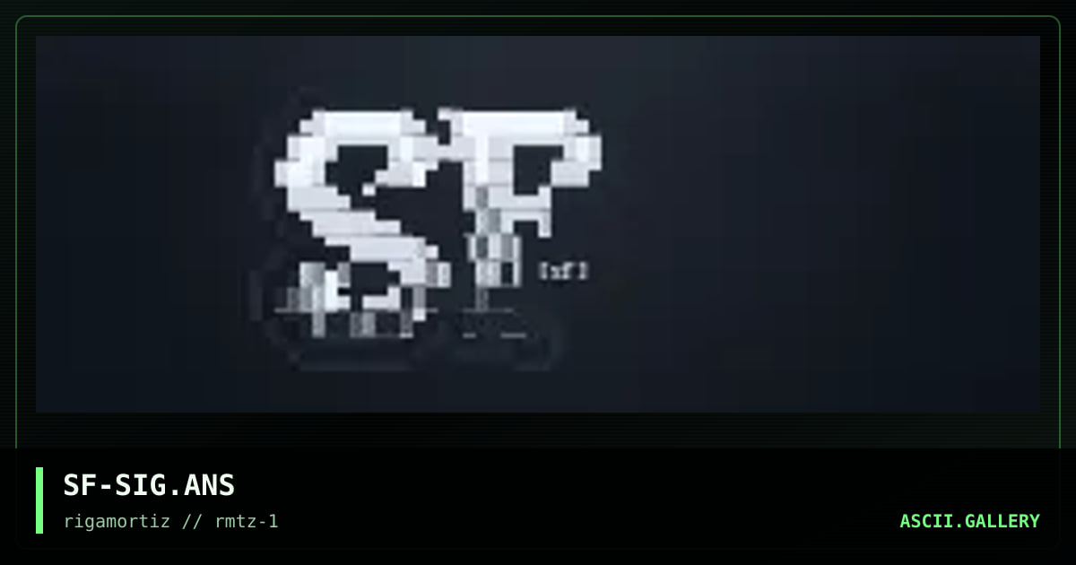 SF-SIG.ANS, by spitfire, 1996
