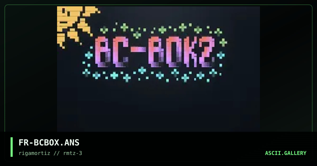 BC-Bokz, by fear, 1996