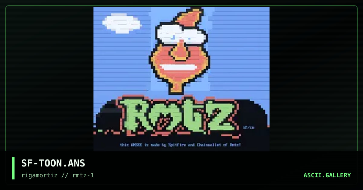 fuckin toonface!, by spitfire, 1996