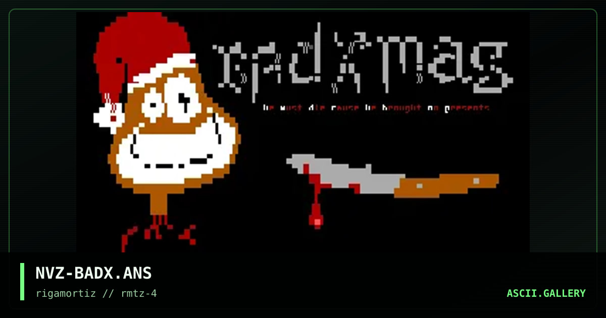 bad xmas, by nvz, 1996