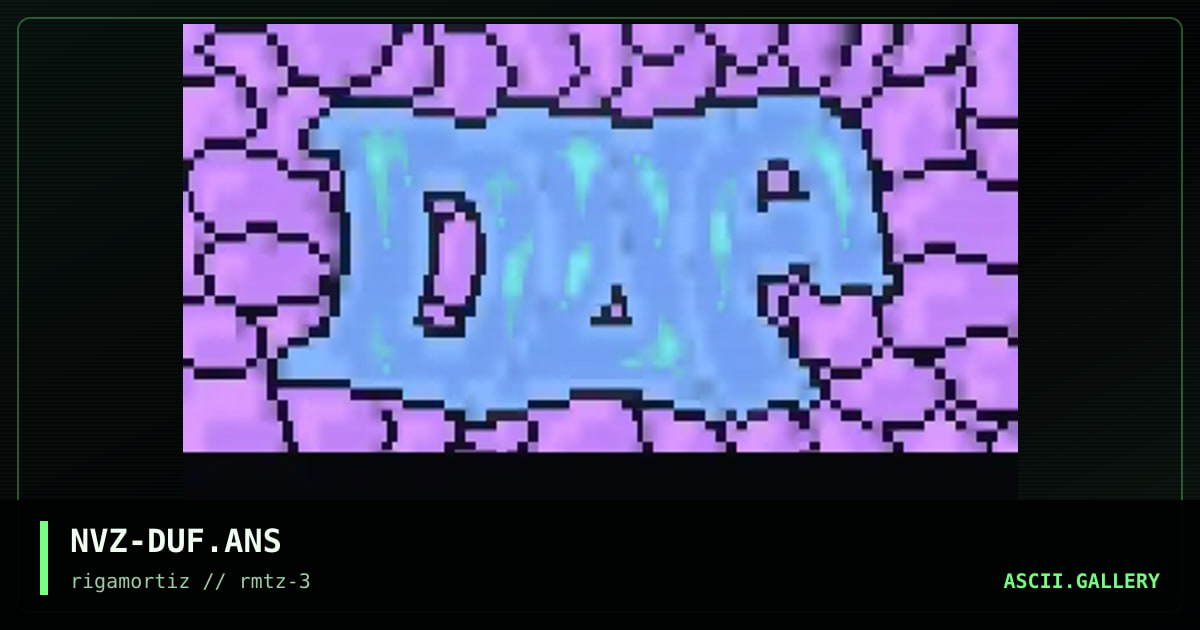 purple stoned DUF, by nvz, 1996