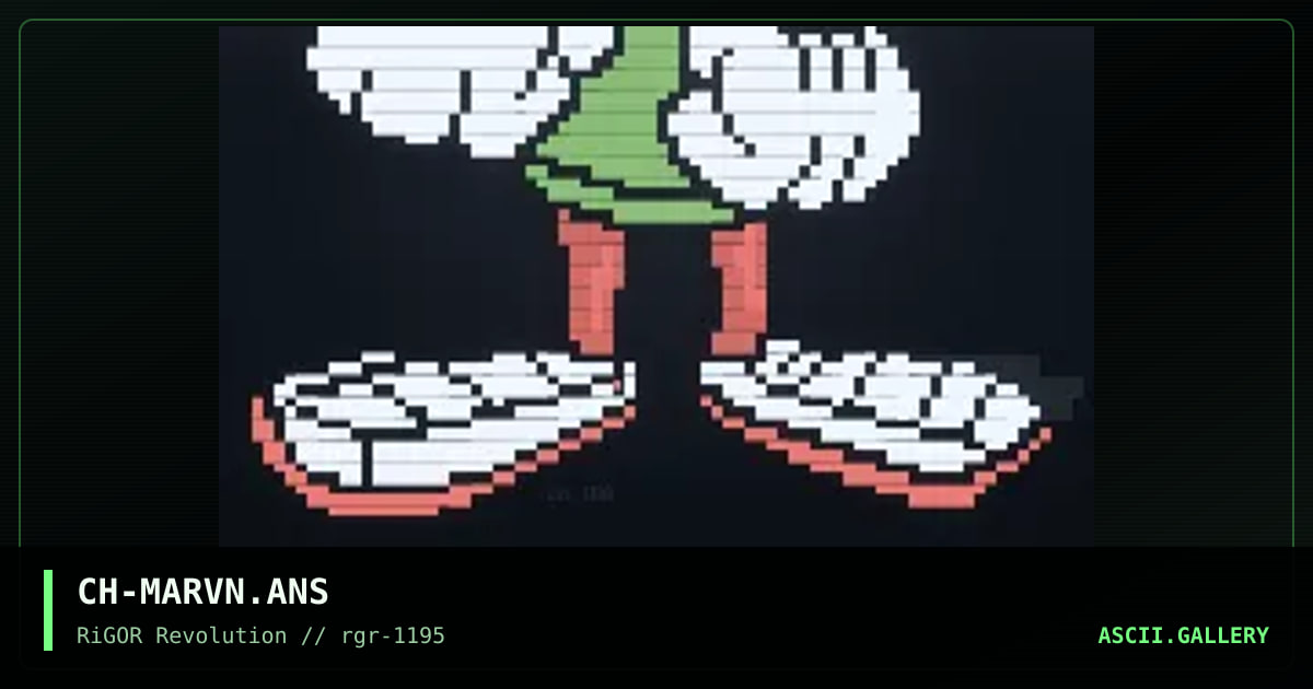 Marvin the Martian, by creature of hell, 1995