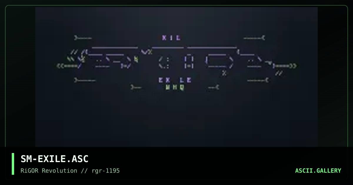 Exile Promo, by san man, 1995