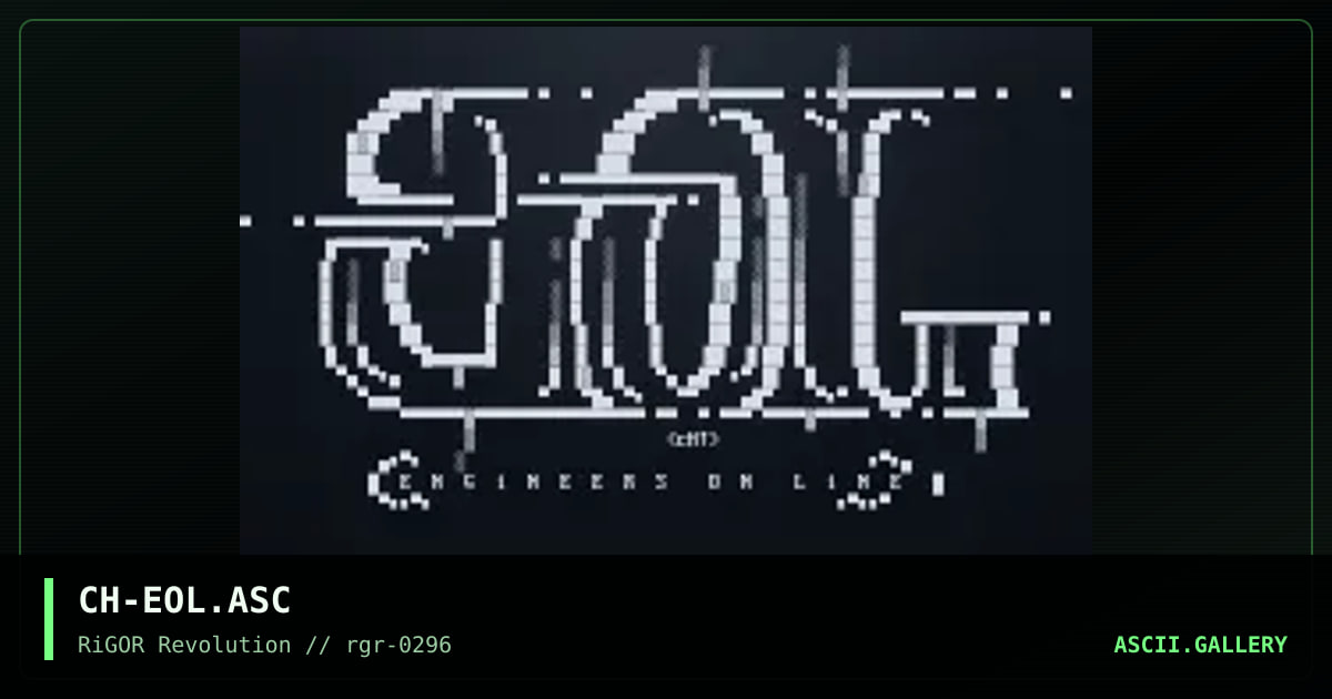 Engineers On Line, by creature of hell, 1996