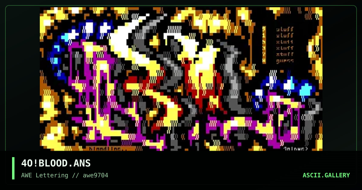 Bloodline, by mr4tune, 1997