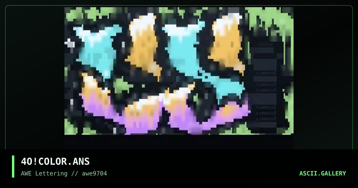 Color Shock, by mr4tune, 1997