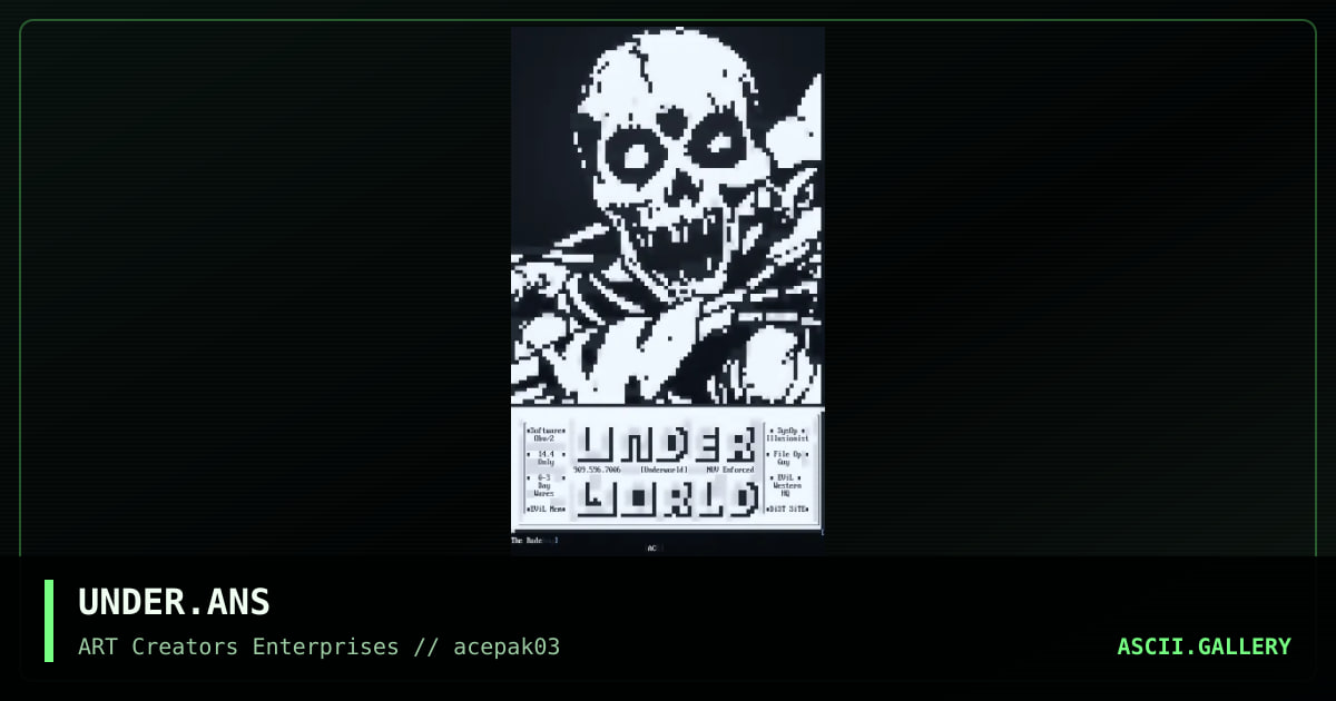 UNDER.ANS, by the rudeboy, 1993