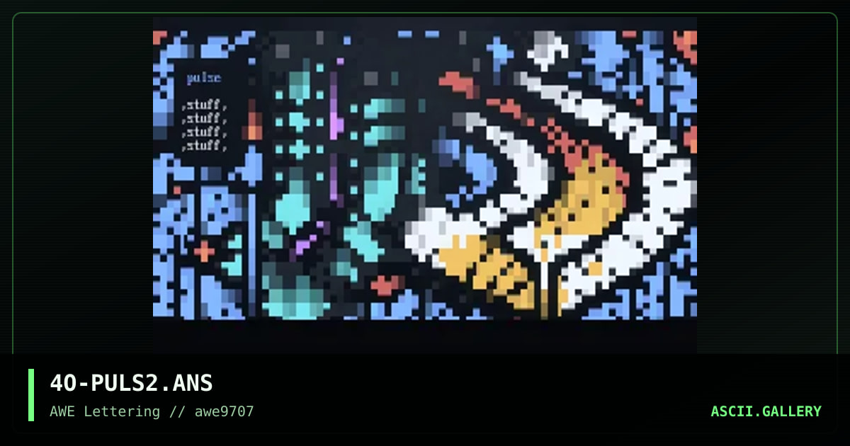 Pulse, by mr4tune, 1997