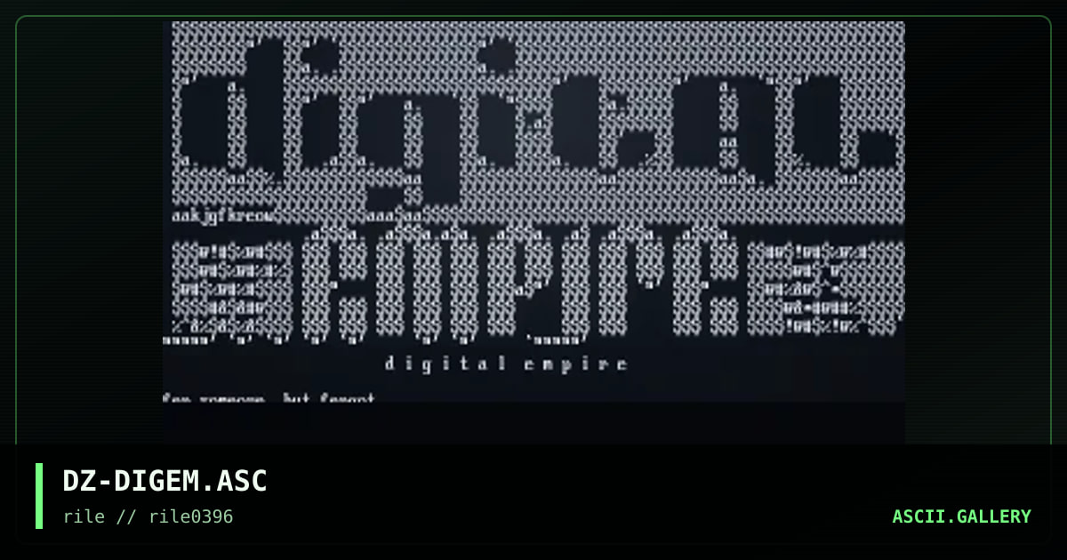 digital%empire, by demize, 1996