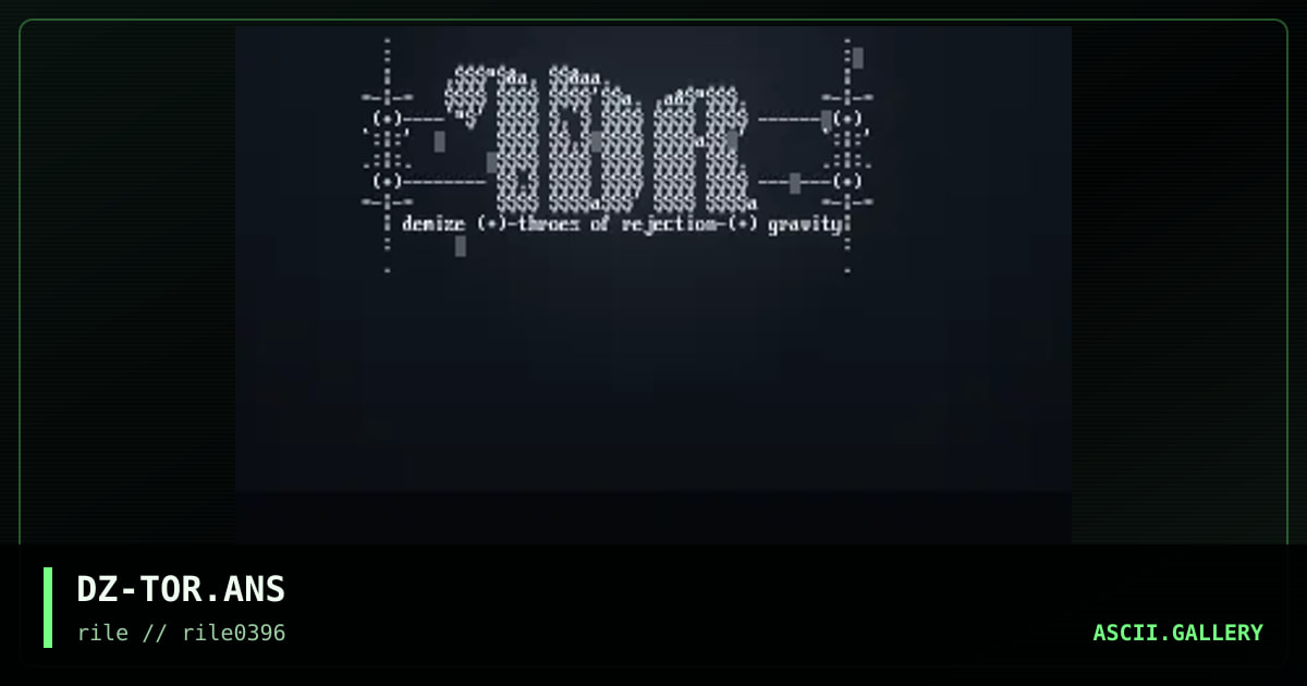 tOR, by demize, 1996