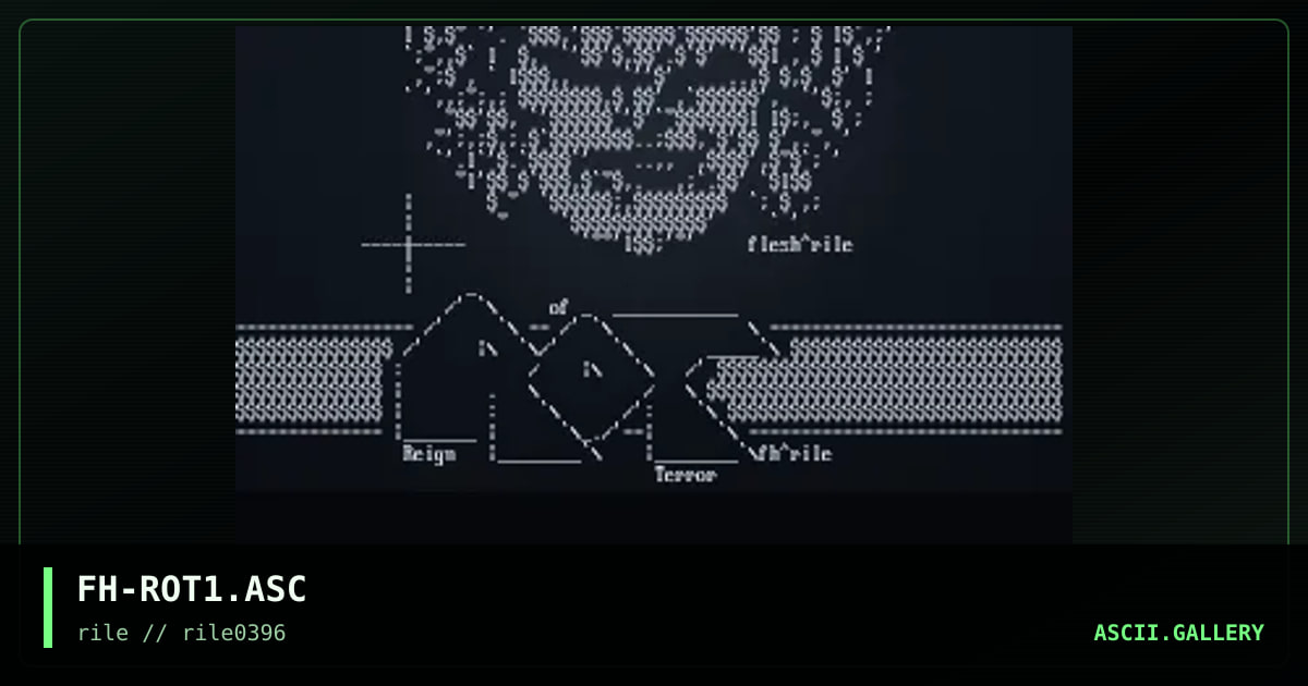 reign of terror, by flesh, 1996