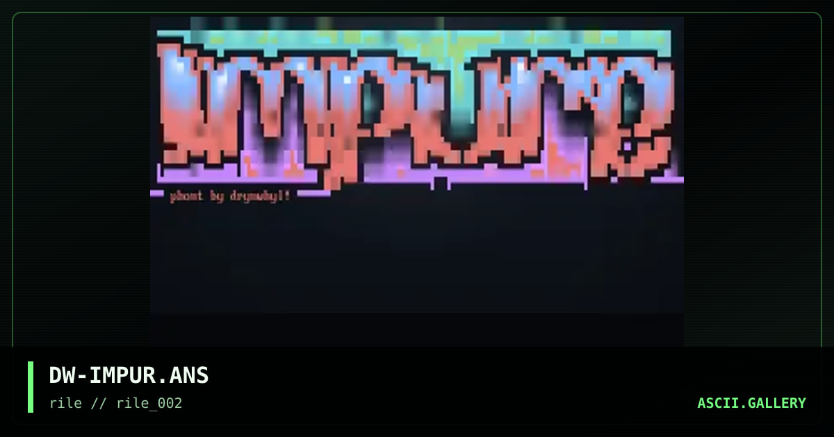 impure, by drynwhyl, 1997