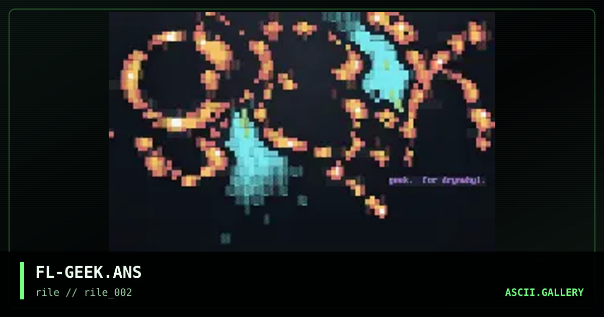 geek, for drynwhyl, by flame, 1997