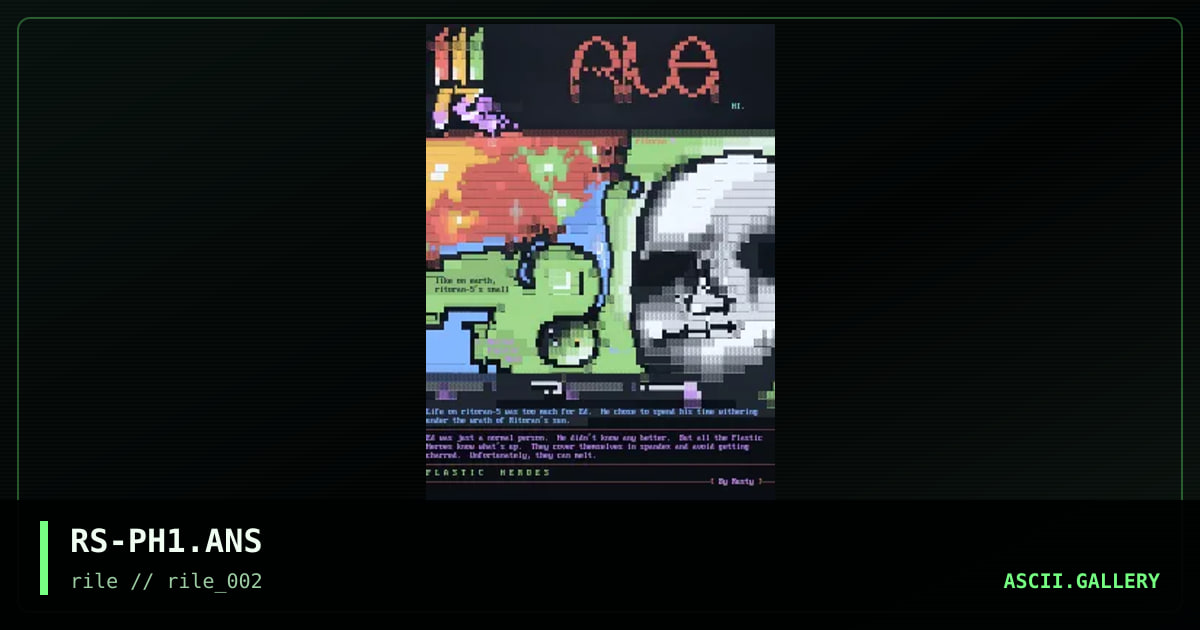 PLASTIC HEROEZ, by rusty, 1997