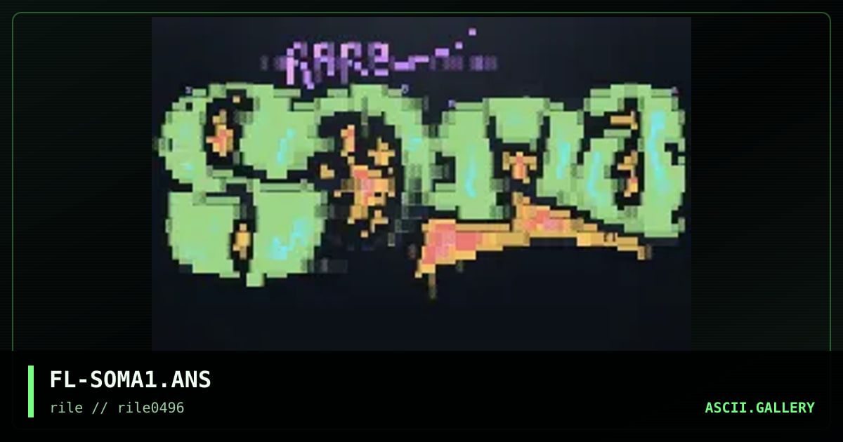 rare sOma, by flame, 1996