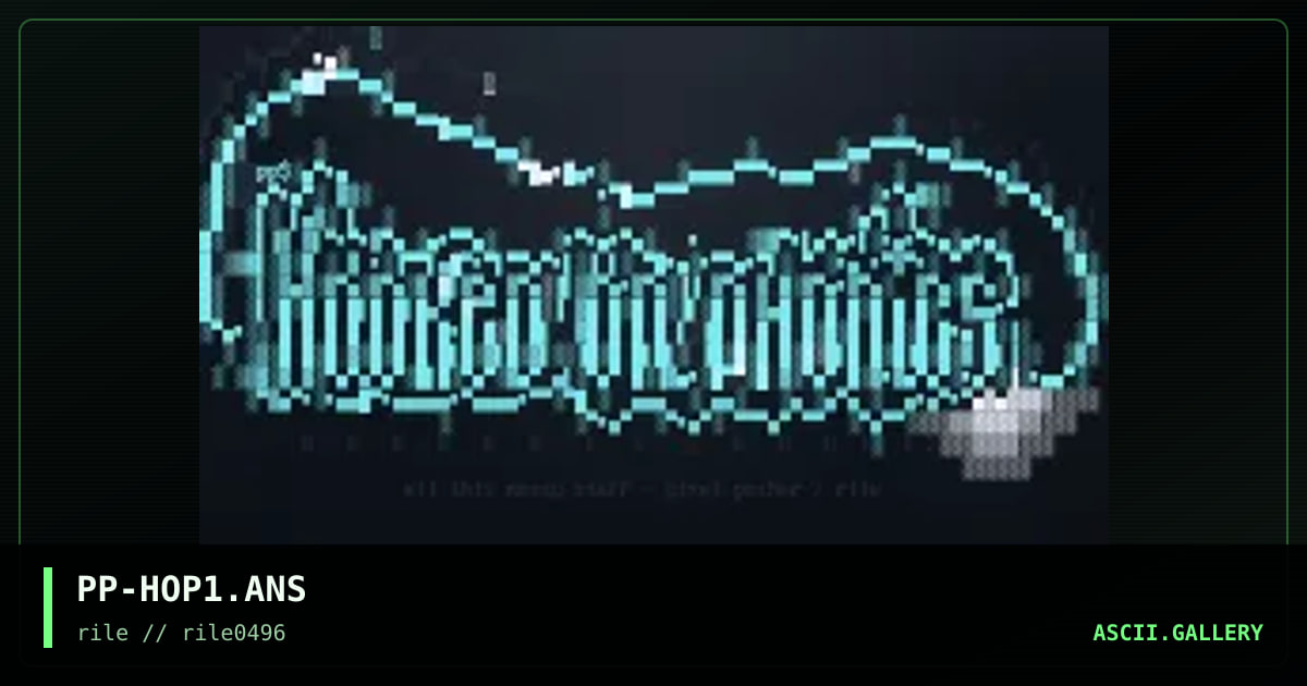 in mem of h.O.P., by pixel pusher, 1996
