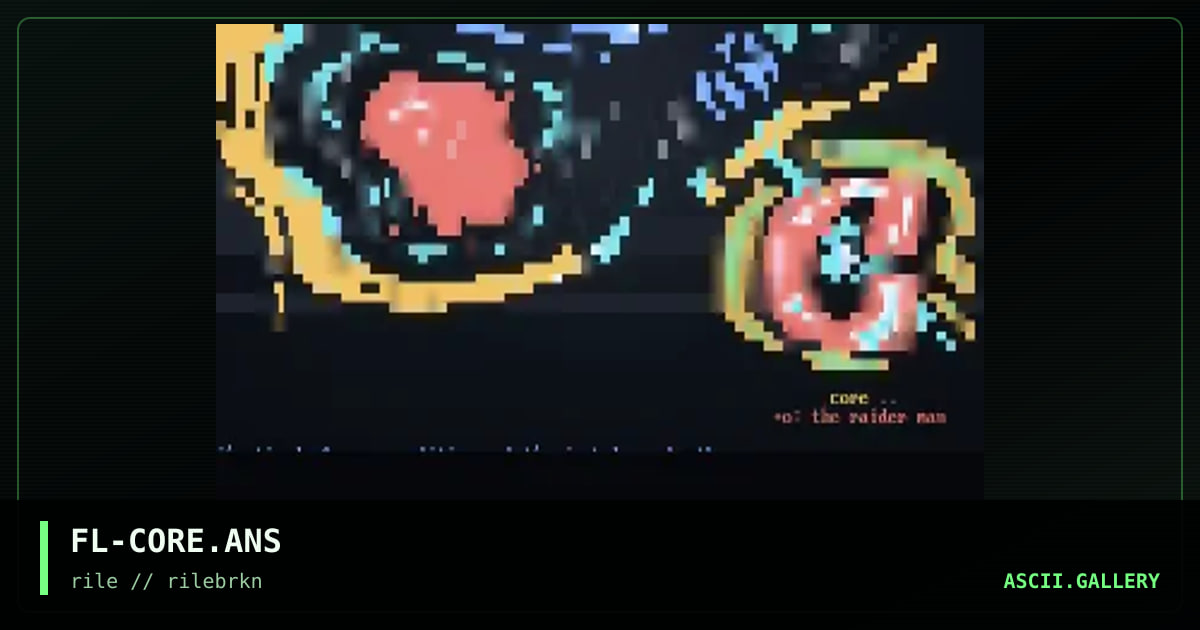 core, by flame, 1997