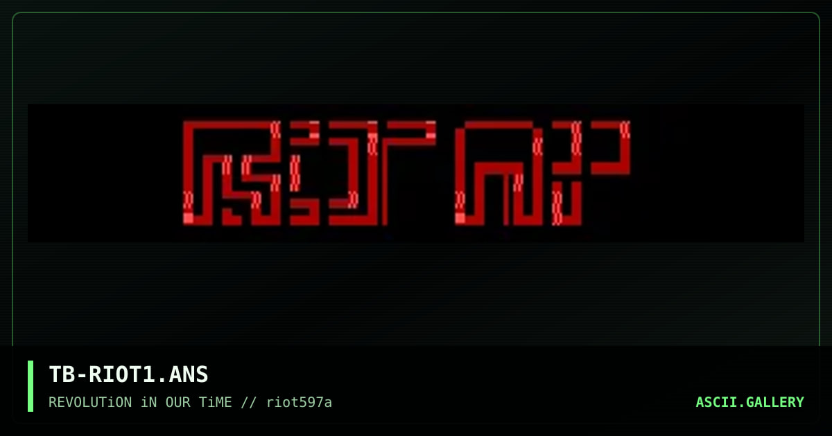 TB-RIOT1.ANS, by turbine, 1997