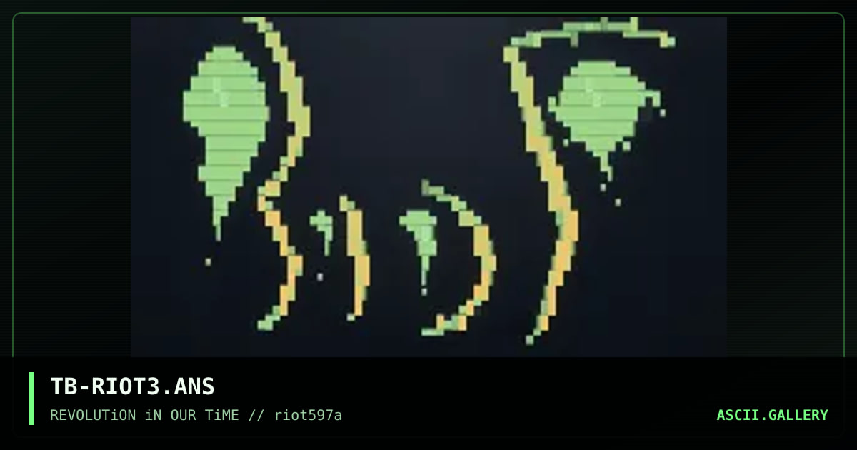 TB-RIOT3.ANS, by turbine, 1997
