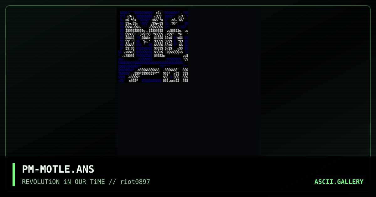 PM-MOTLE.ANS, by precious metal, 1997