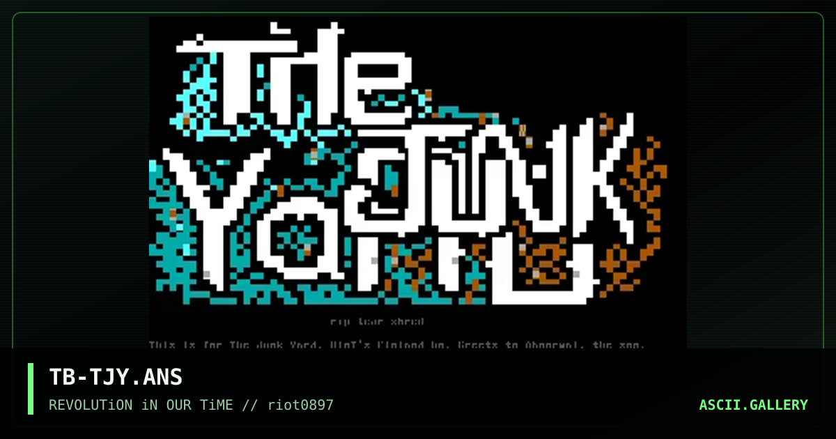TB-TJY.ANS, by turbine, 1997