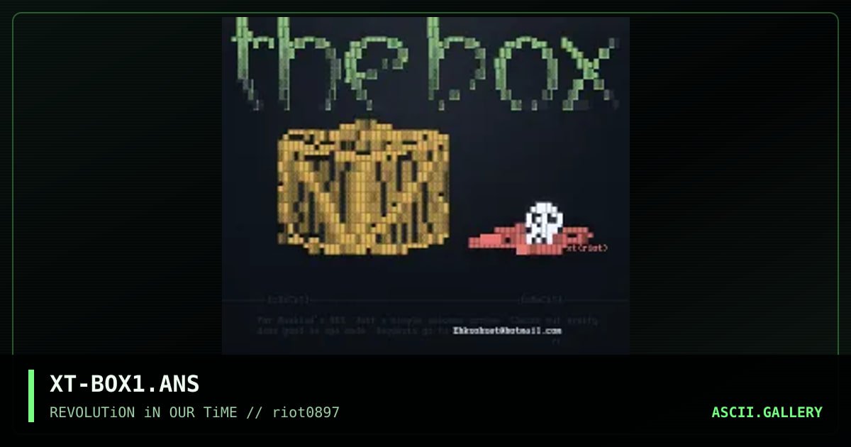 XT-BOX1.ANS, by exocet, 1997