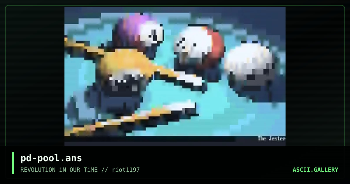 pd-pool.ans, by the jester, 1997