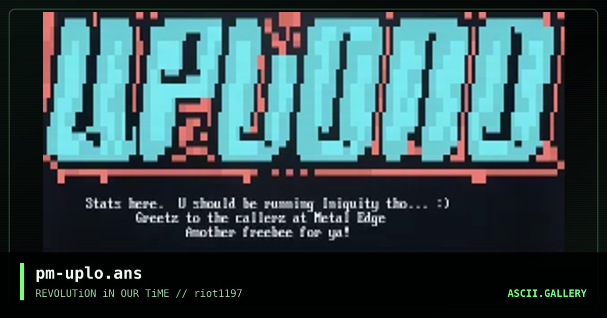 pm-uplo.ans, by precious metal, 1997