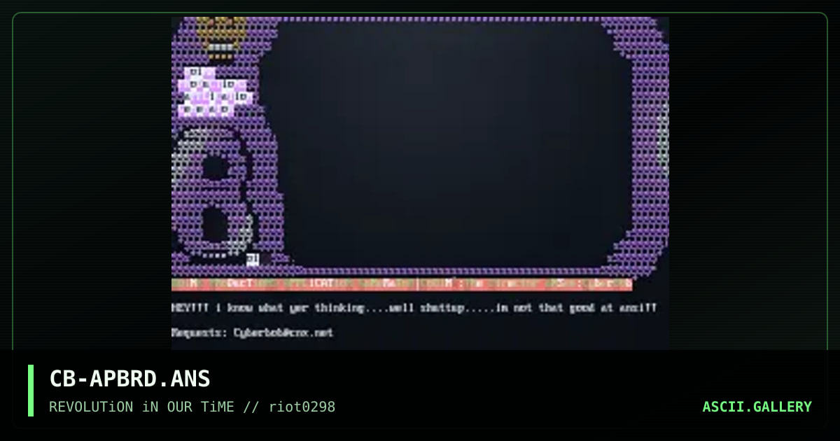 BlAH!! APPGEN BORDERZ, by cyber bob, 1998