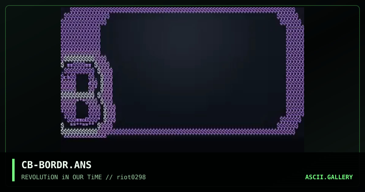 CB-BORDR.ANS, by cyber bob, 1998