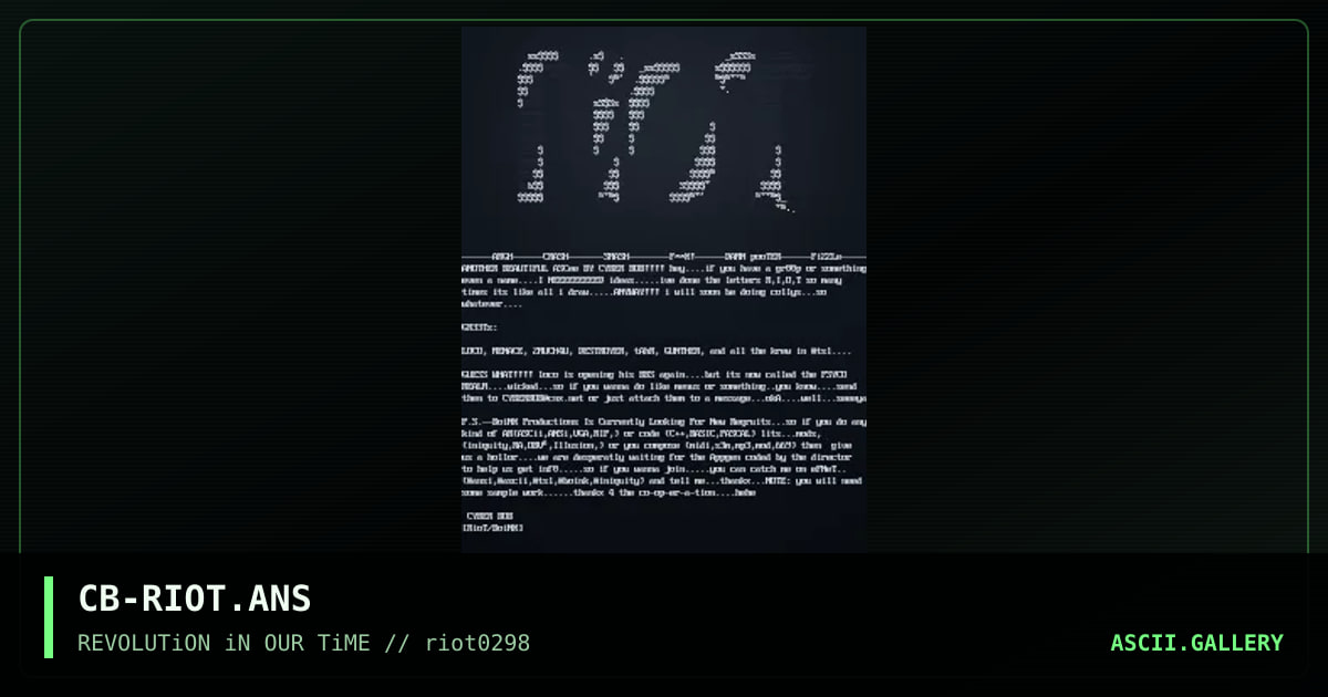 CB does ASCEEEEEEEE!!!!!, by cyber bob, 1998
