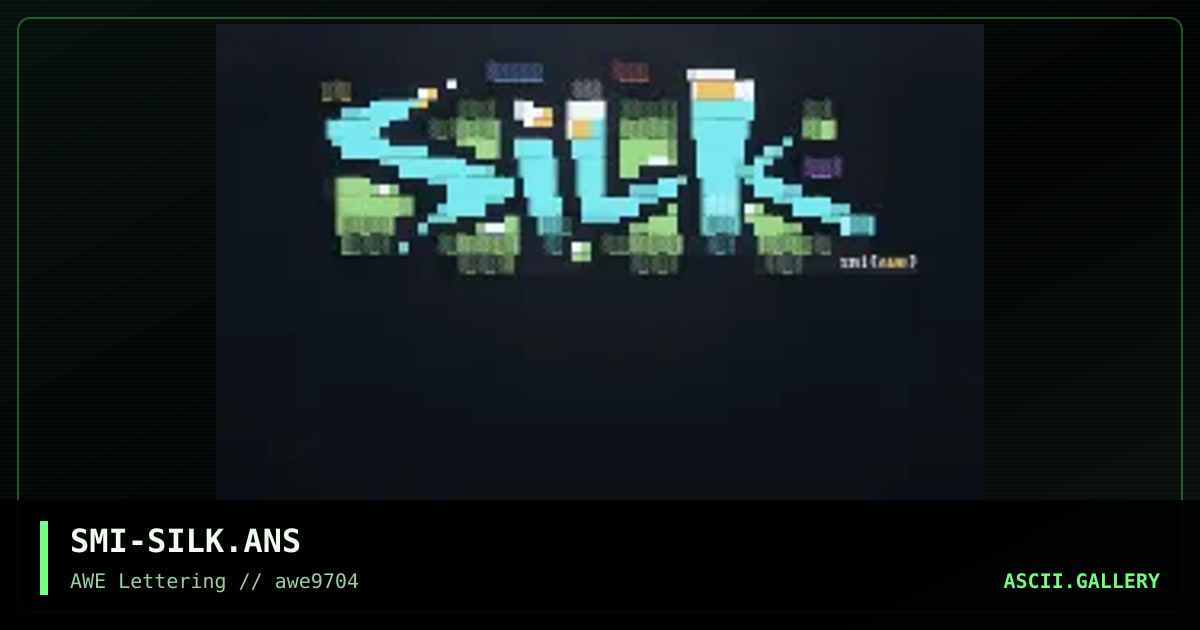Silk, by samurai, 1997