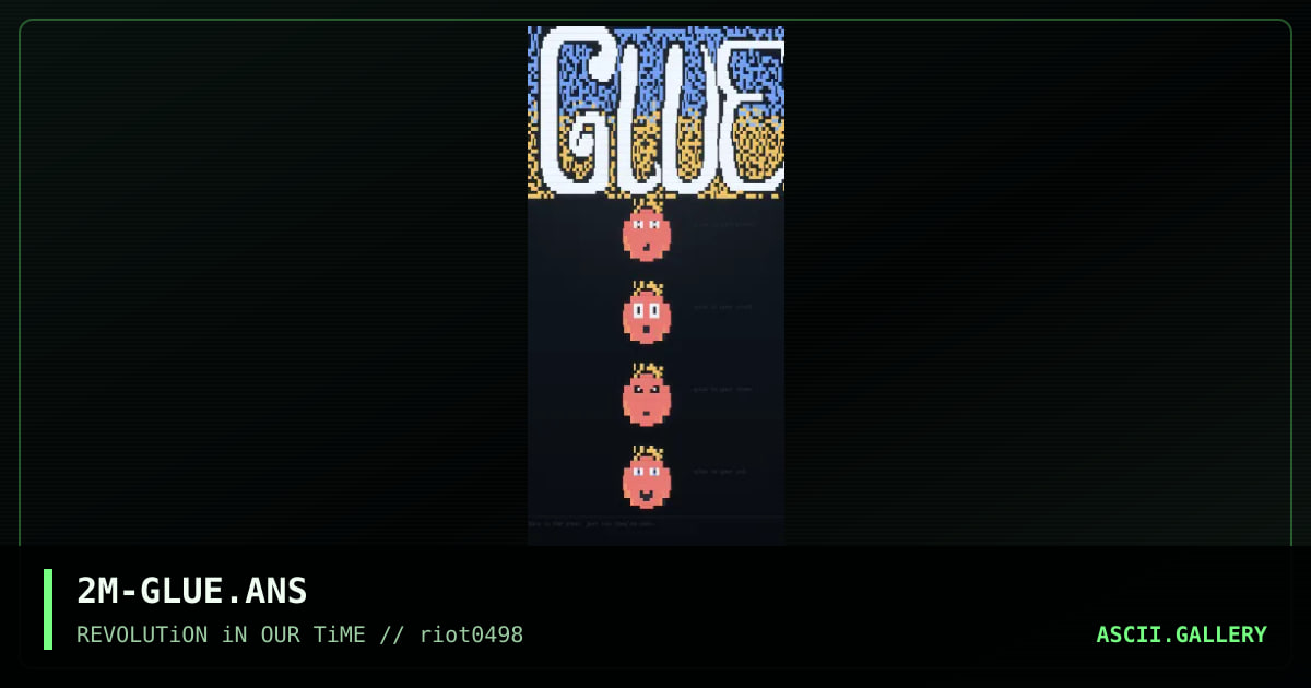Glue, by 2much4u, 1998