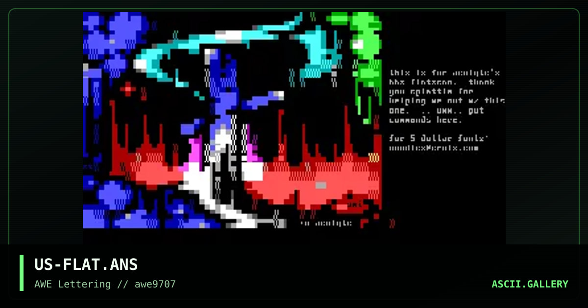 Flatscan, by samurai, splatt, 1997