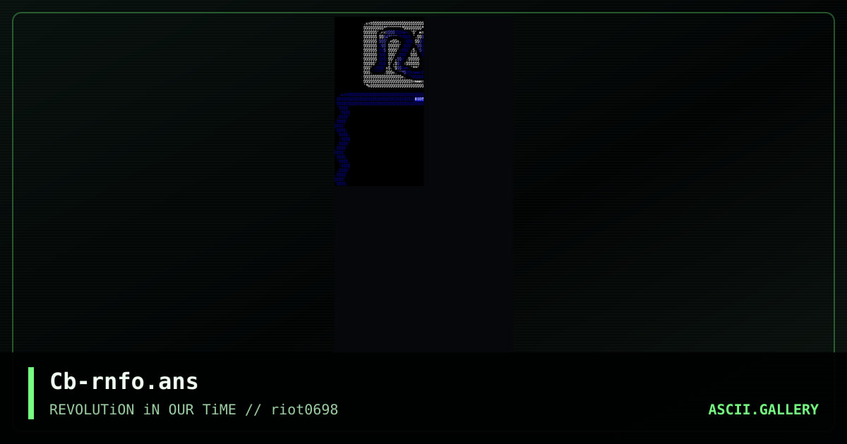 Cb-rnfo.ans, by cyber bob, 1998