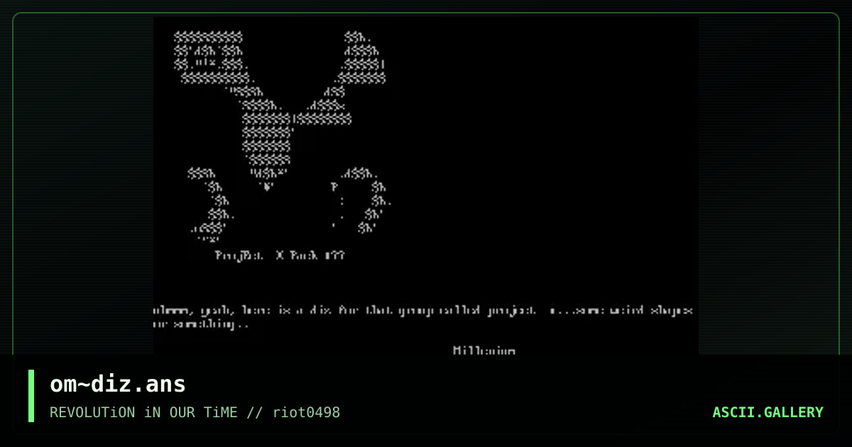 om~diz.ans, by millenium, 1998