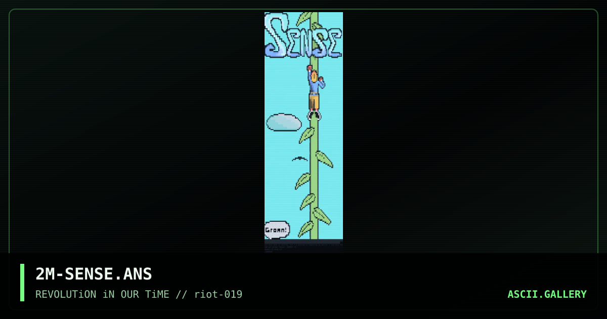 Sense?! PH34R!, by 2mstone, 1998