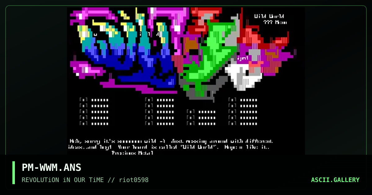PM-WWM.ANS, by precious metal, 1998