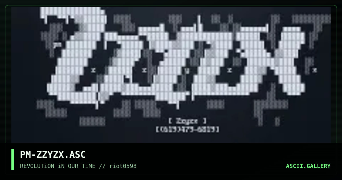 PM-ZZYZX.ASC, by precious metal, 1998