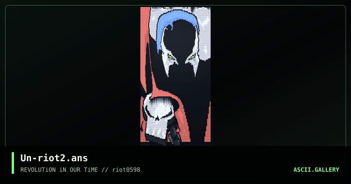 riot, by unity, 1998