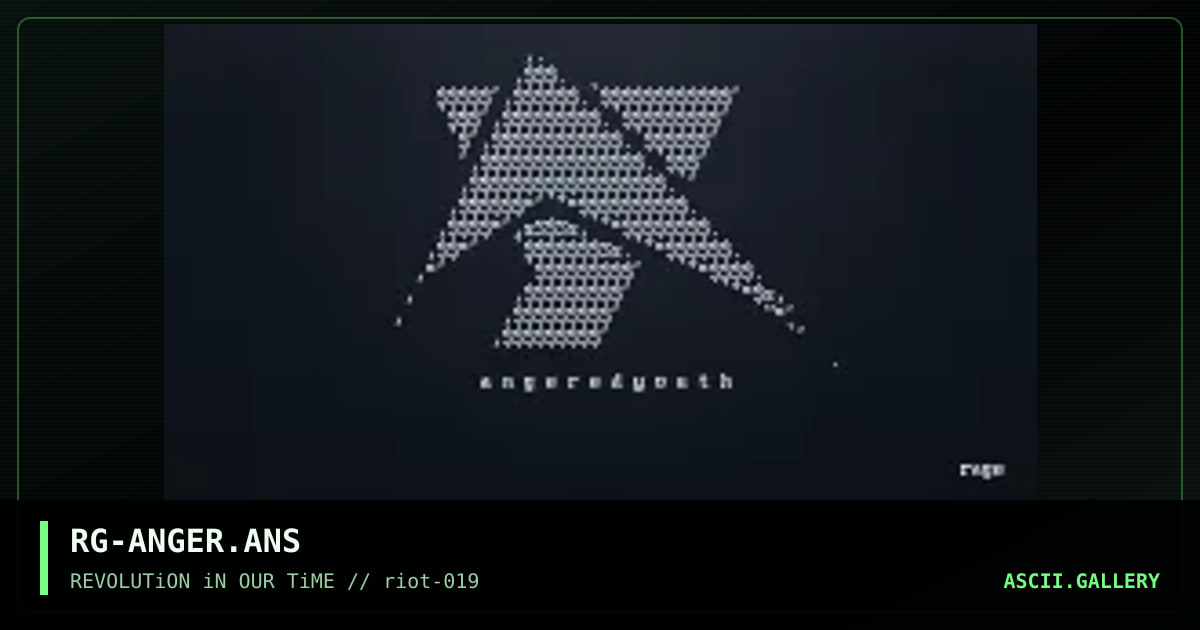 angered youth, by rage, 1998