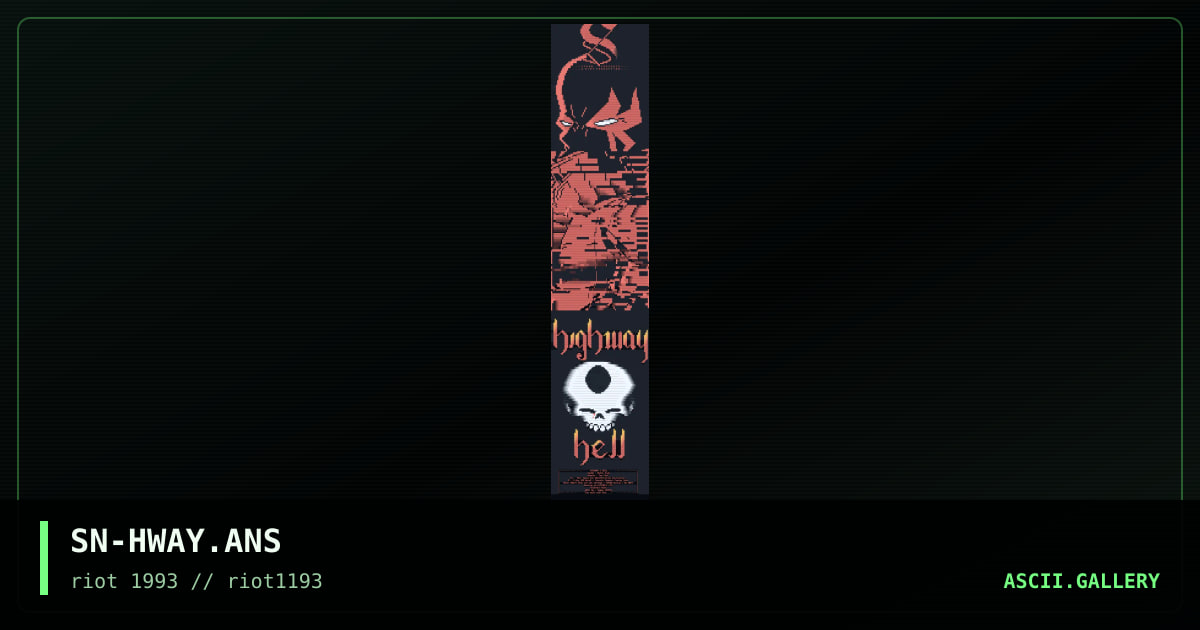 SN-HWAY.ANS, by spawn, 1993