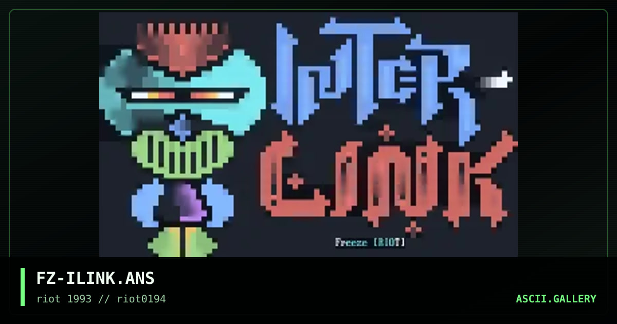 FZ-ILINK.ANS, by freezer, 1994