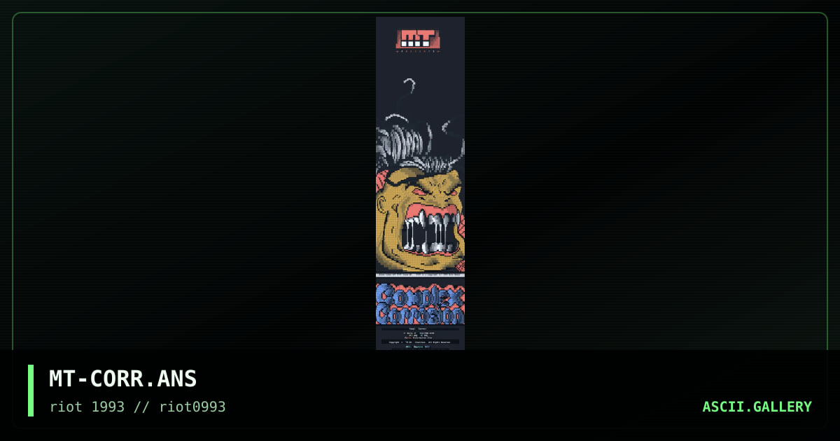 MT-CORR.ANS, by megatron, 1993