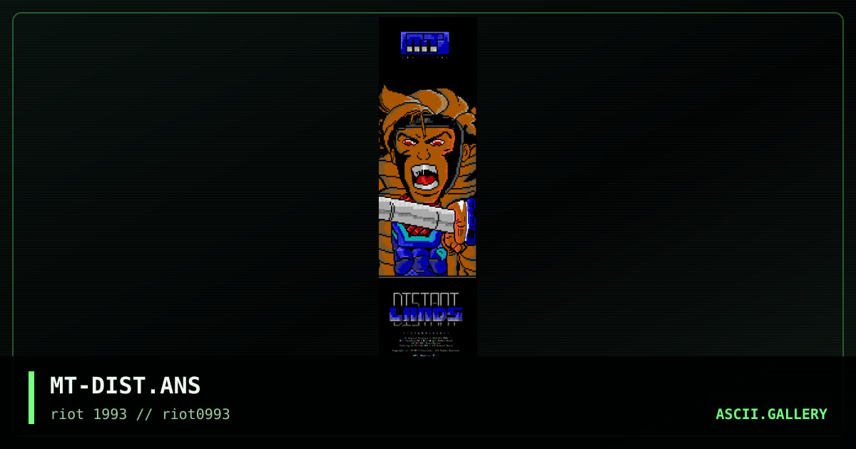 MT-DIST.ANS, by megatron, 1993